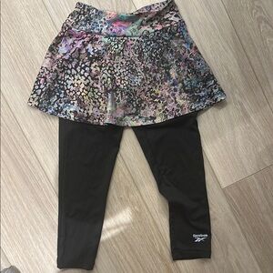 Reebok Black Leggings Athletic Bottoms